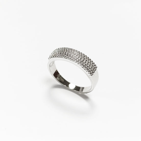 Hammered dotted lines Ring, Sterling Silver, Armor Band, Dimpled Textured Ring, Designer Modern Ring, Minimalist Ring, gift idea for her