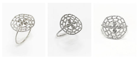 Viking ring, sterling silver, targe shield symbol of strength and resistance of the Skjaldmö: the shield warrior women