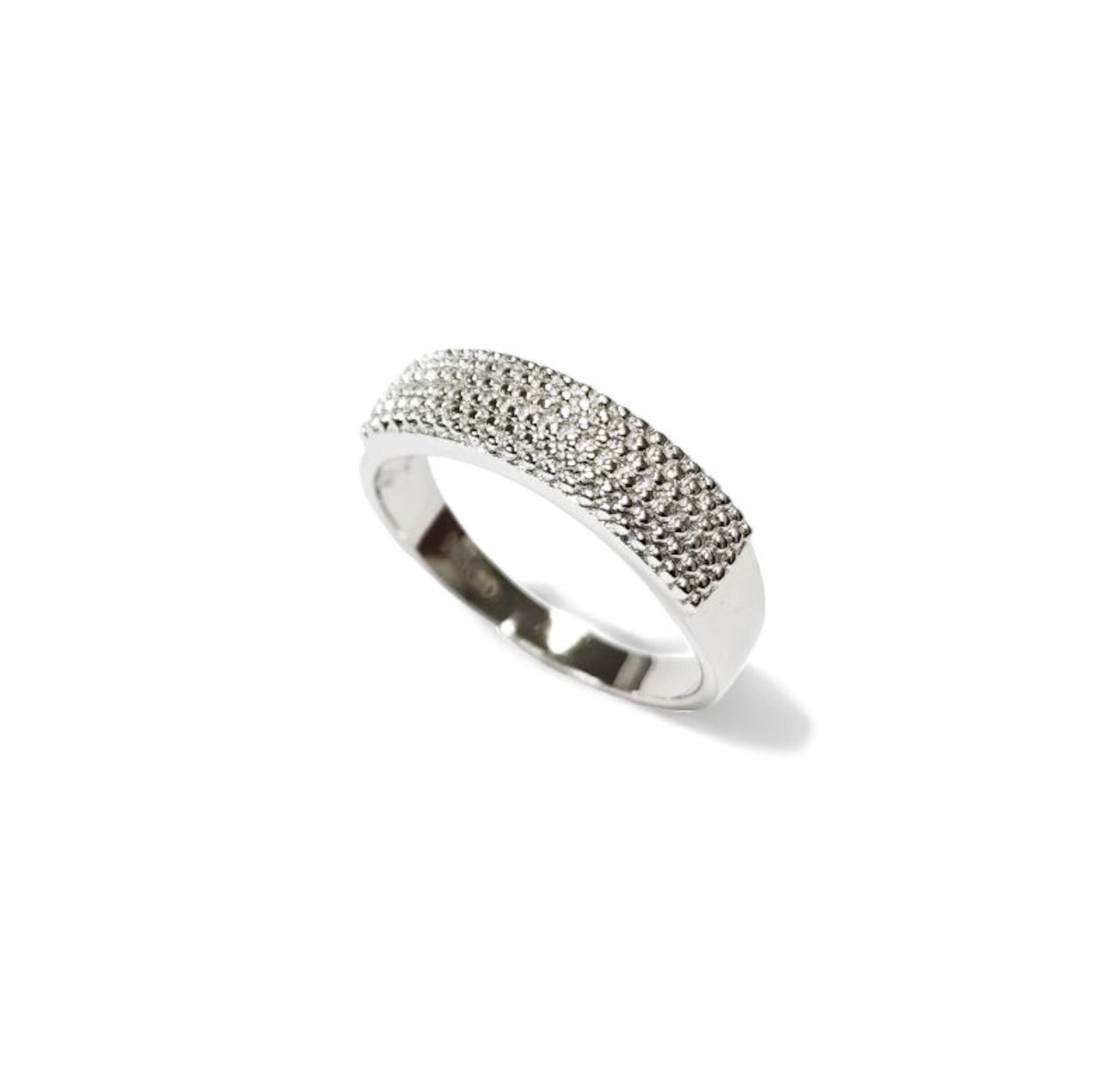 Hammered dotted lines Ring, Sterling Silver, Armor Band, Dimpled Textured Ring, Designer Modern Ring, Minimalist Ring, gift idea for her