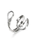 Infinity Bypass Ring, Sterling Silver Ring, Original Knot Ring, Unique Ring, Infinity Knot Ring, Adjustable Ring, Wrap ring, Open Ring