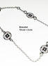 Flower of Life Bracelet, Sterling Silver, Filigree Bracelet, Nature Pendant, Woman Jewelry, Flower of Knowledge, Genealogical Flower Charm