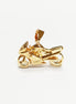 Motorcycle Pendant, 18K gold-plated Modern Motorbike Necklace Charm, Sport Super-bike Fanatics Motorcyclist Jewelry Racing Moto Biker Gifts