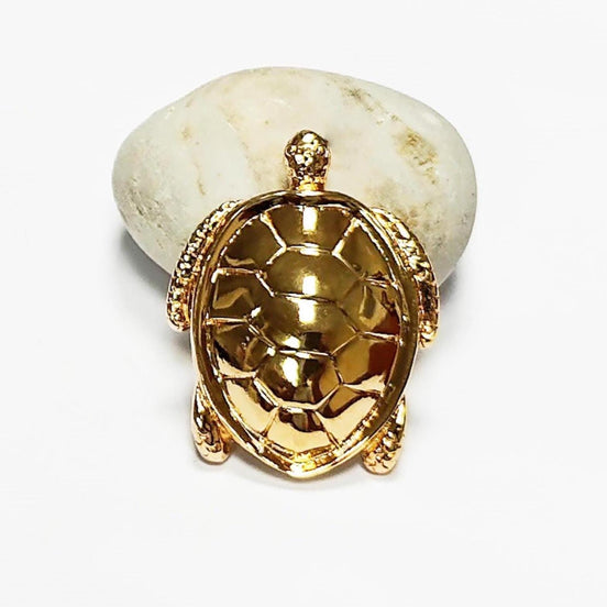 Sea Turtle Brooch & Pendant • 18K Gold-Plated • Ocean Lover Jewelry • Marine Life Inspired Accessory • Tortoise Necklace • Nautical Gift