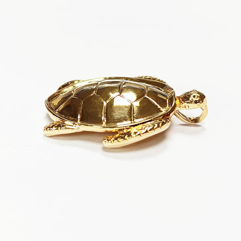 Sea Turtle Brooch & Pendant • 18K Gold-Plated • Ocean Lover Jewelry • Marine Life Inspired Accessory • Tortoise Necklace • Nautical Gift