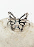 Filigree Butterfly Ring, Sterling Silver Ring, Cute Butterfly Ring, Lace Ring, Stackable Ring, Midi Ring, Filigree Ring, Popular Boho Ring