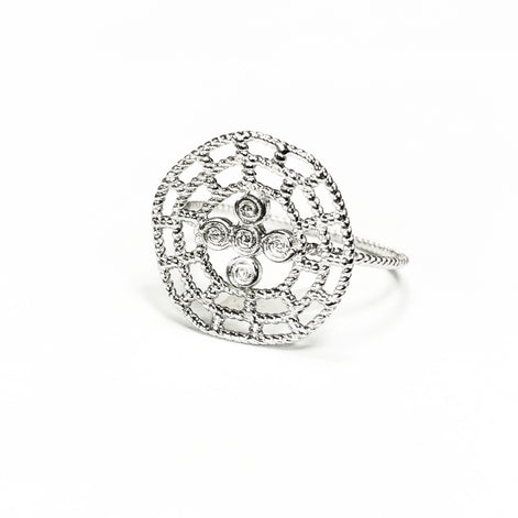 Viking ring, sterling silver, targe shield symbol of strength and resistance of the Skjaldmö: the shield warrior women