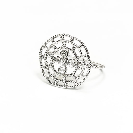 Viking ring, sterling silver, targe shield symbol of strength and resistance of the Skjaldmö: the shield warrior women
