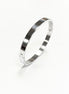 Modern Open Bangle Bracelet • Stainless Steel • Classic Reclosable Bangle • Minimalist Sleek Jewelry • Closable Slim Cuff • Gift for Women