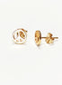 Peace and Love Earrings • 18K Gold Plated • Sign Love and Peace stud Earrings • Peace Earrings • Boho Hipster Icon 70's Jewelry • Unisex