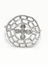 Bague Argent 925 cercle avec motif nordique, bijou Style Nordique.