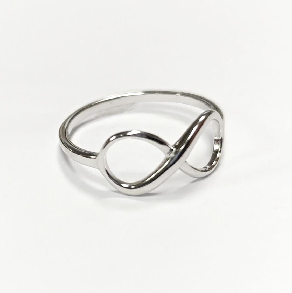 Infinity Ring, Engagement Ring, Sterling Silver, Eternity Ring, Eternal Ring, Promise ring, Bridesmaid Ring, Friendship Ring, True Love Ring