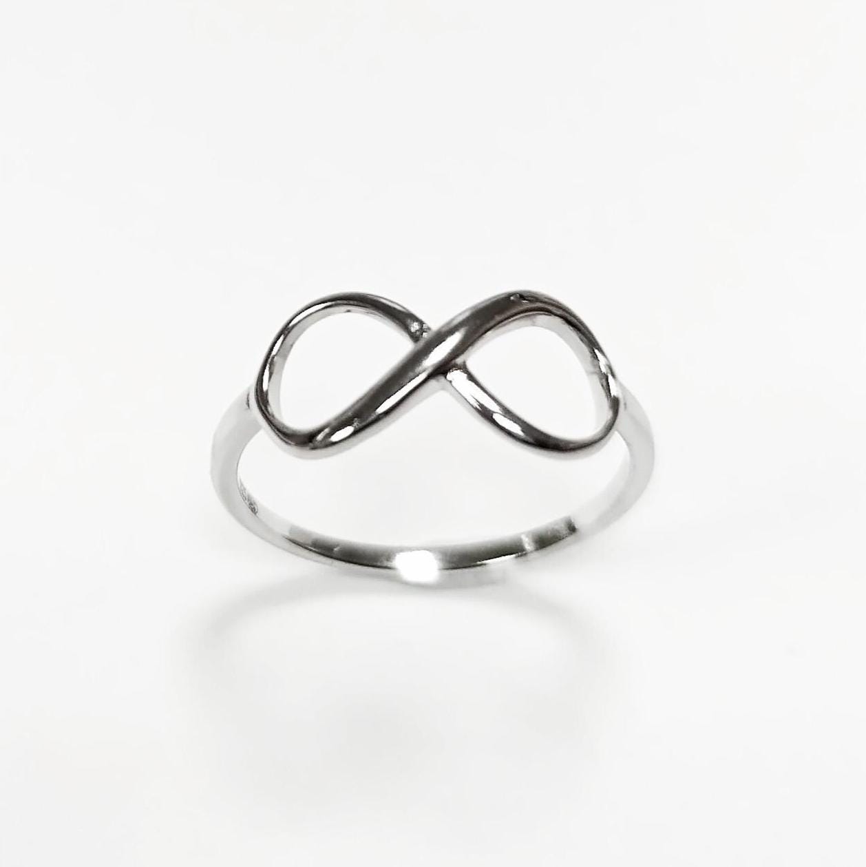 Infinity Ring, Engagement Ring, Sterling Silver, Eternity Ring, Eternal Ring, Promise ring, Bridesmaid Ring, Friendship Ring, True Love Ring