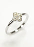 Shiny Sterling Silver Beaded Ring, Dainty Minimalist Band