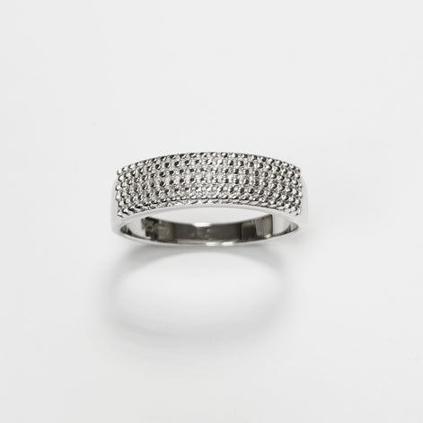 Hammered dotted lines Ring, Sterling Silver, Armor Band, Dimpled Textured Ring, Designer Modern Ring, Minimalist Ring, gift idea for her