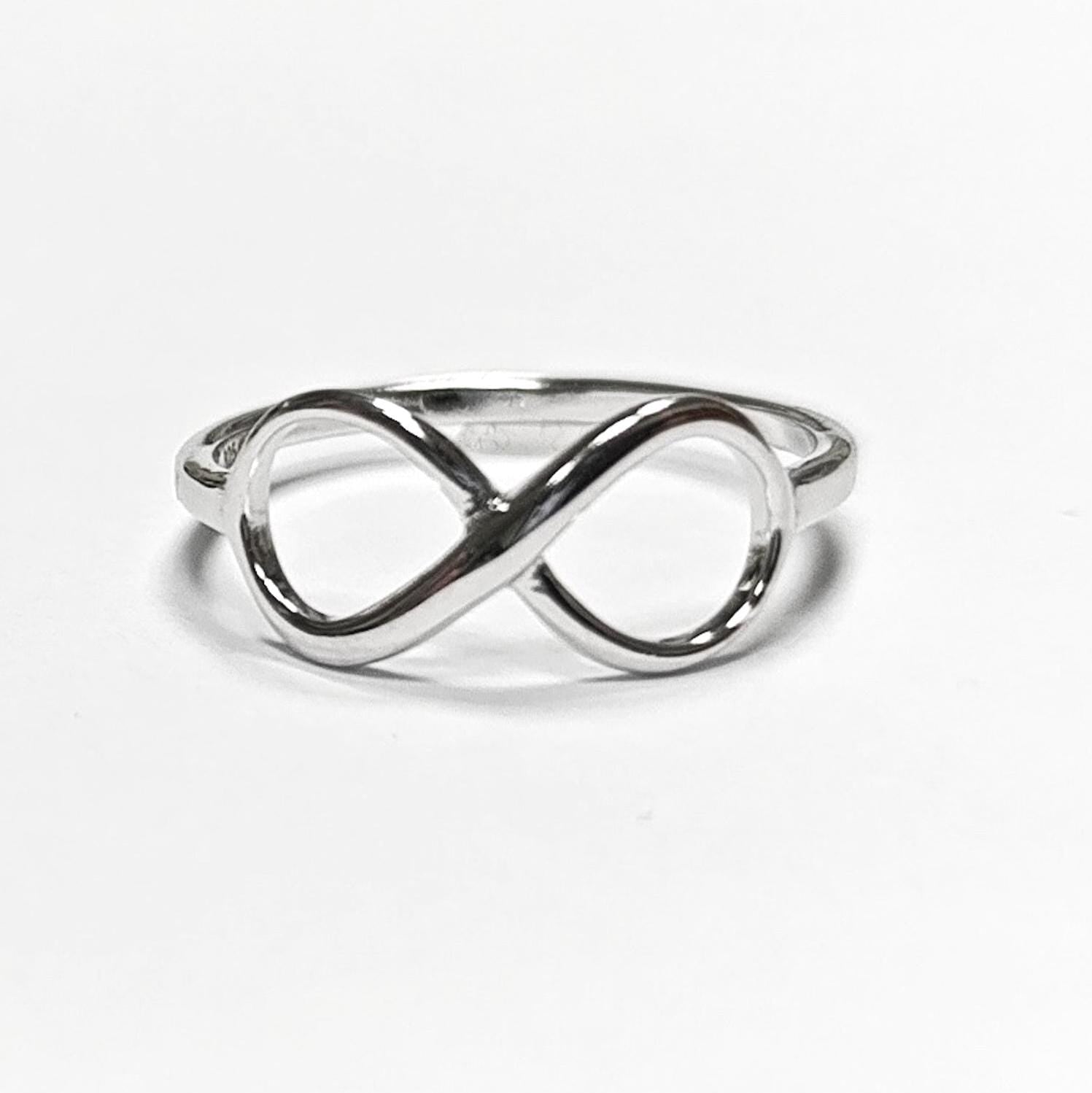 Infinity Ring, Engagement Ring, Sterling Silver, Eternity Ring, Eternal Ring, Promise ring, Bridesmaid Ring, Friendship Ring, True Love Ring
