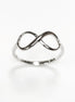 Infinity Ring, Engagement Ring, Sterling Silver, Eternity Ring, Eternal Ring, Promise ring, Bridesmaid Ring, Friendship Ring, True Love Ring
