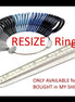 Resize Ring, Enlarge or Shrink, if your size is NOT Available. Only for KRAMIKE Sterling Silver Rings. (MAXIMUM 2 Sizes Bigger or Smaller)