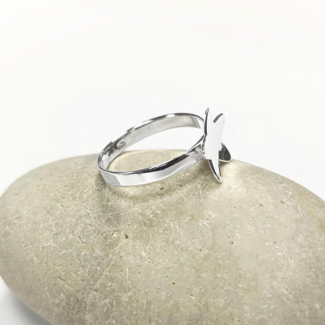 Sterling Silver Star Ring, Constellation Jewelry
