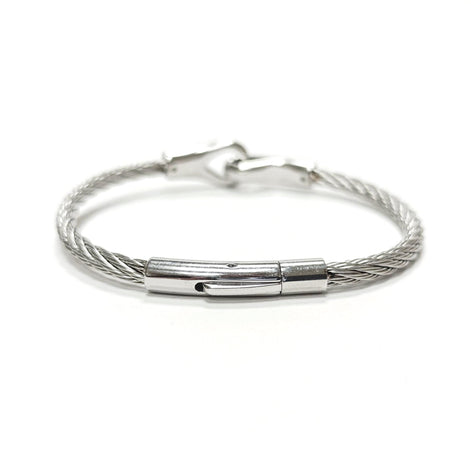 handcuffs Bracelet • Stainless Steel Cuff • Open Wires Bangle
