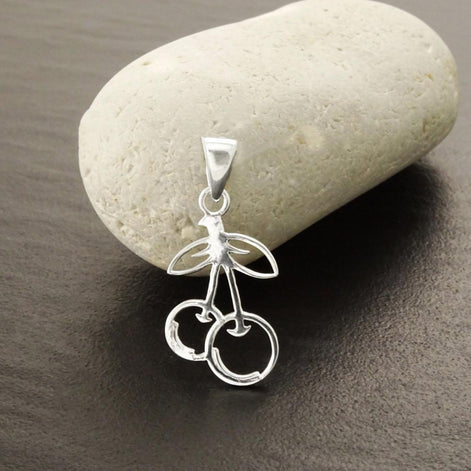 Trend Cherry Fruit Earrings Sterling Silver, Symbol of will, tenderness. Cherries Jewelry, Symbolic of abundance, Trend Gift for Her.