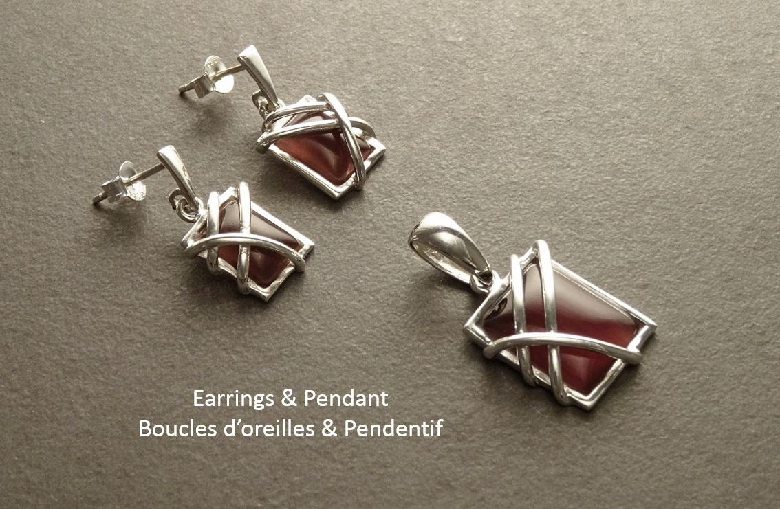 Modern Amethyst Pendant • Sterling Silver • Rectangle Purple Stone Charm • Minimalist Gemstone Jewelry Gift