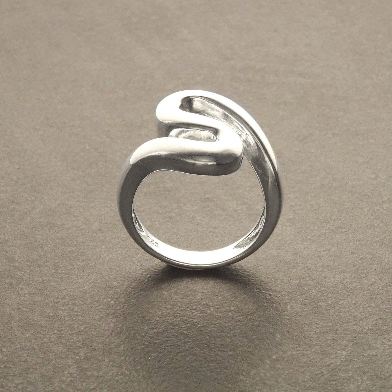 Sterling Squiggle Ring - 