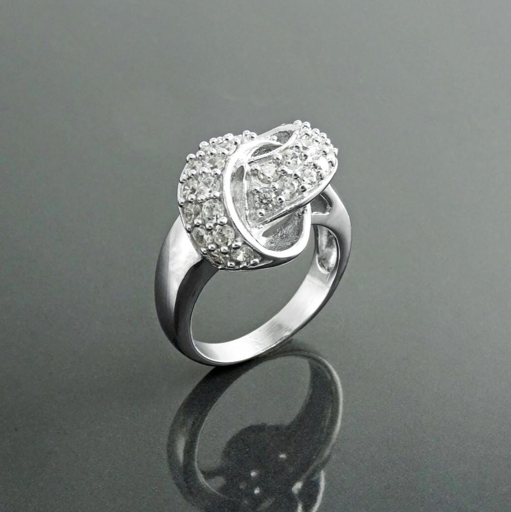 Love Knot Ring • 925 Sterling Silver • Promise Ring • Valentine's Day Gift for Women