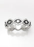 Sterling Silver Third Eye Ring • Evil Eye Protection Jewelry • Good Luck Talisman Band