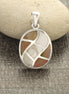Oval Shell Pendant, Sterling Silver, White Mother of Pearl and Gold Paua Shell Necklace, Modern Geometric Stone Jewelry