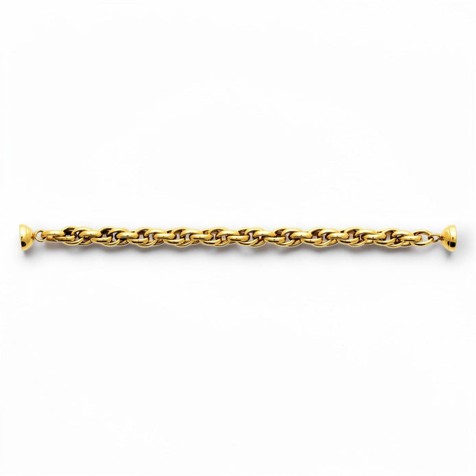 Gold Filled Link Bracelet • Polished Chunky Chain Bracelet • Minimalist Statement Jewelry • Luxury Gift for Women