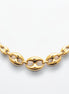 Coffee Bean Necklace • 18K Gold Filled Link Chain • Chic Jewelry • Elegant Gift for Her