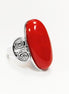 une Grande Bague Rouge est en argent massif 925.
Bague en argent ornée d'une grosse pierre rouge vif de forme ovale. 
La pierre centrale est poli avec un rouge vif.
La bague est facile à porter, et se marie très bien avec les vêtements au quotidien. Vu sur le côté.
Le meilleur du local : fait main, durable. Boutique fiable, milliers d'avis.
KRAMIKE est une marque de Bijoux de très bonne qualité avec un service clients au TOP.