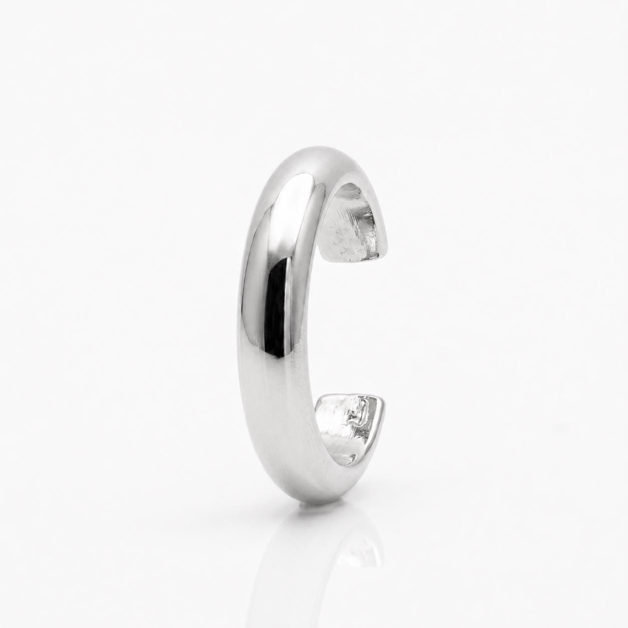 Ear cuff minimaliste • Argent 925 • Bague d'oreille design minimaliste • Bijou pour cartilage hélix