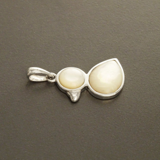 Duck Bird Pendant - Sterling Silver, 925, Mop, Mother of Pearl, Animals Pendant, Birdy, Animals, Dainty Jewelry, Teens Jewelry, Nature.