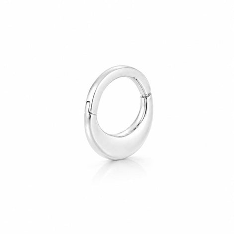 Anneau de cartilage • Boucle hélix argent 925 • Bijou haut d'oreille • Créole Huggie épais • Piercing pour tous les jours