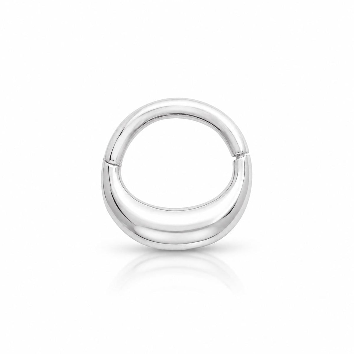 Anneau de cartilage • Boucle hélix argent 925 • Bijou haut d'oreille • Créole Huggie épais • Piercing pour tous les jours