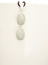 Natural Light Green Jade Pendant, Sterling Silver 925 Minimalist Modern Jewelry