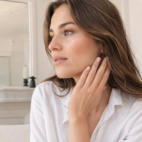 Bague double boule ouverte • Argent 925 • Anneau à deux boules • Bijou minimaliste pour tous les jours • Cadeau design chic