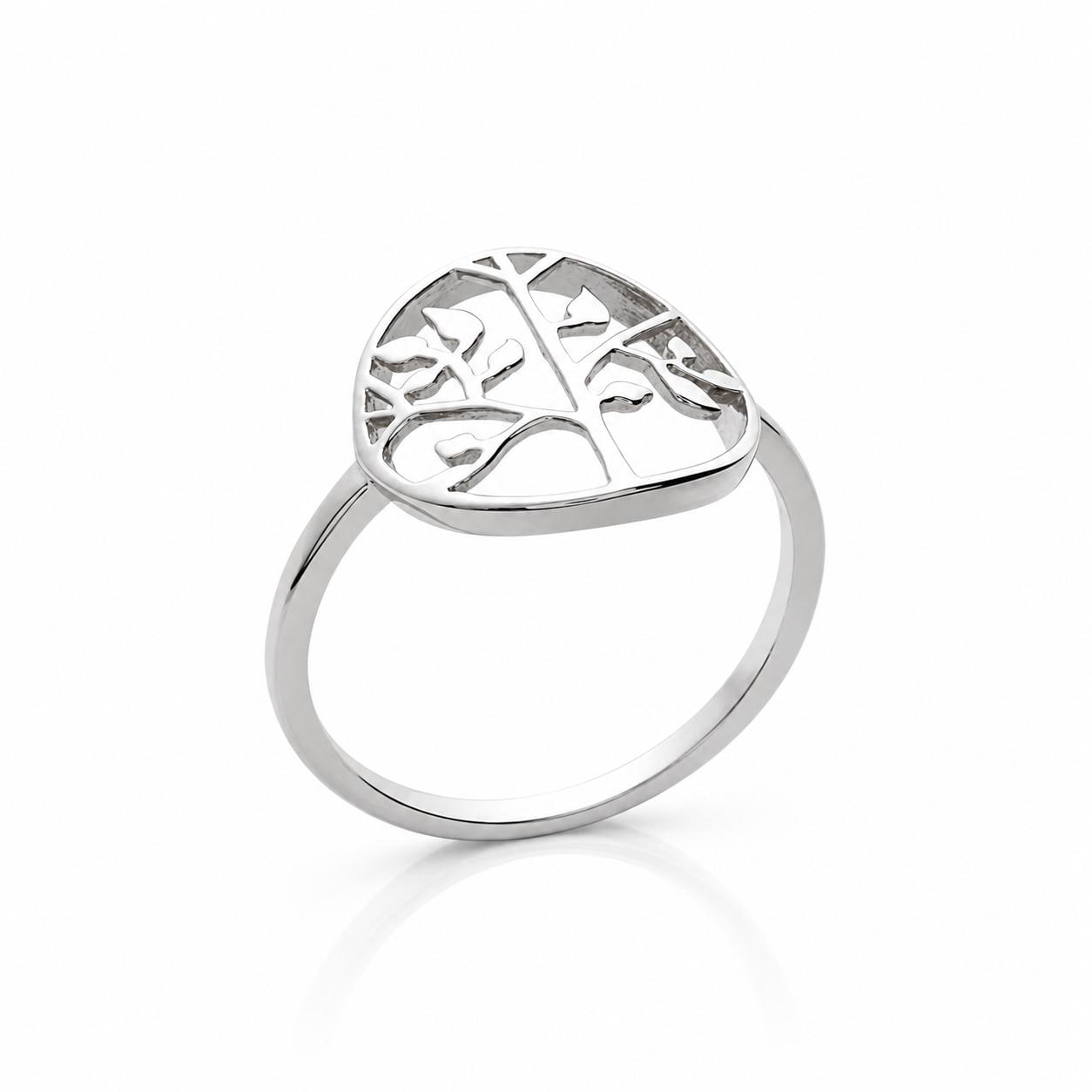 Bague Arbre de vie • Argent 925 • Anneau femme médaillon symbole familial • Bijou spirituel