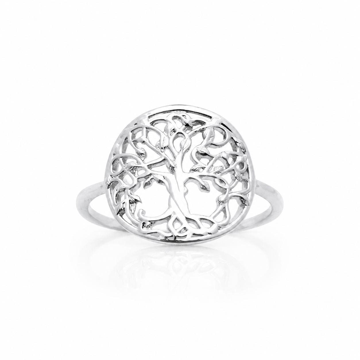 Bague Arbre de vie • Argent 925 • Anneau femme symbole familial • Bijou spirituel vintage