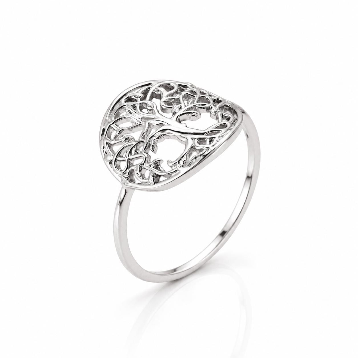 Bague Arbre de vie • Argent 925 • Anneau femme symbole familial • Bijou spirituel vintage