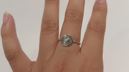Third Eye Ring, Sterling Silver, Evil Eye Ring, Witch Ring, Evil Eye Jewelry, Witchy Ring, Chakra Open Eye Protection Amulet, Tarot Ring